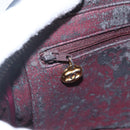 CHANEL Chain Matelasse Shoulder Bag Lamb Skin Black Gold CC Auth ar13902-18