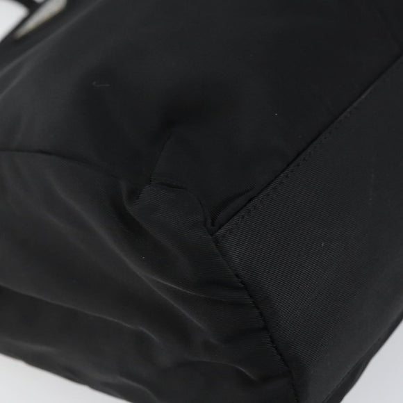 PRADA Hand Bag Nylon Black Auth ar13903