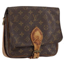 LOUIS VUITTON Monogram Cartouchiere MM Shoulder Bag M51253 LV Auth ar13906-1