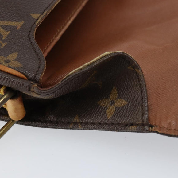 LOUIS VUITTON Monogram Cartouchiere MM Shoulder Bag M51253 LV Auth ar13906