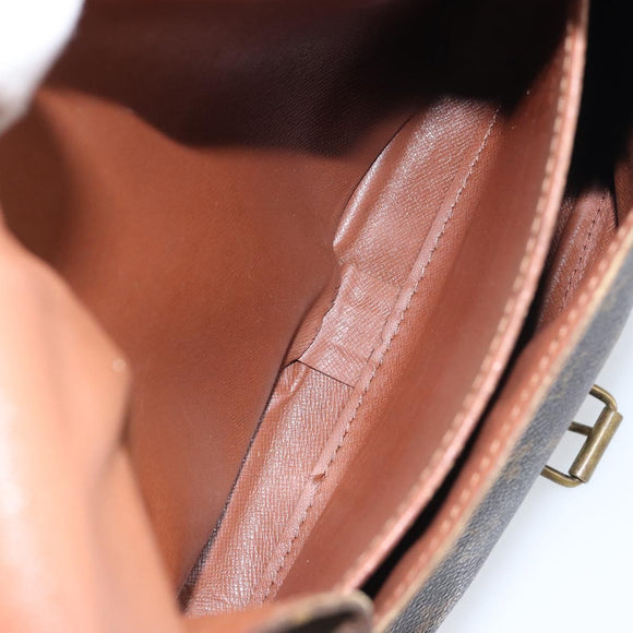 LOUIS VUITTON Monogram Cartouchiere MM Shoulder Bag M51253 LV Auth ar13906