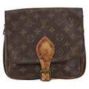 LOUIS VUITTON Monogram Cartouchiere MM Shoulder Bag M51253 LV Auth ar13906-13