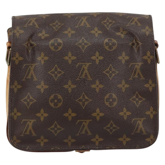 LOUIS VUITTON Monogram Cartouchiere MM Shoulder Bag M51253 LV Auth ar13906