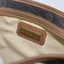 Christian Dior Honeycomb Canvas Clutch Bag PVC Black Auth ar13909-13