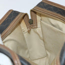 Christian Dior Honeycomb Canvas Clutch Bag PVC Black Auth ar13909-15