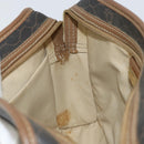 Christian Dior Honeycomb Canvas Clutch Bag PVC Black Auth ar13909-16