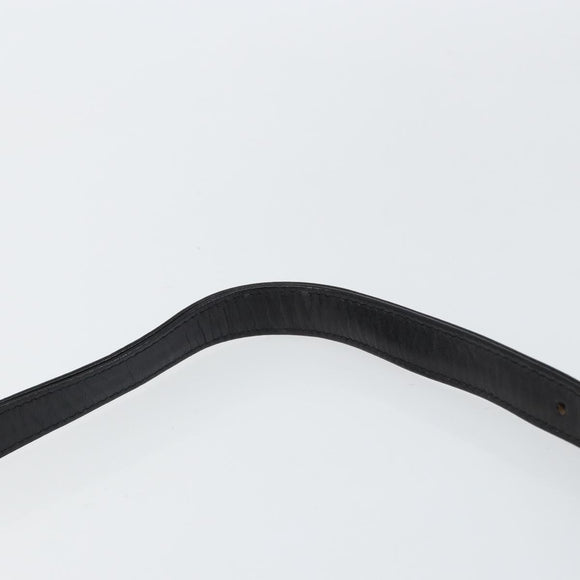 VALENTINO Hand Bag Leather 2way Black Gold Auth ar13911