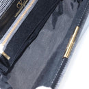 VALENTINO Hand Bag Leather 2way Black Gold Auth ar13911-11