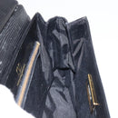 VALENTINO Hand Bag Leather 2way Black Gold Auth ar13911-21