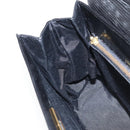 VALENTINO Hand Bag Leather 2way Black Gold Auth ar13911-22