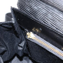 VALENTINO Hand Bag Leather 2way Black Gold Auth ar13911-23