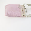 PRADA Shoulder Bag Nylon 3 Set Beige Pink Auth ar13913-11
