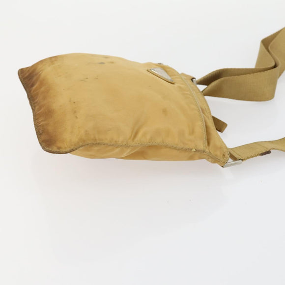 PRADA Shoulder Bag Nylon 3 Set Beige Pink Auth ar13913