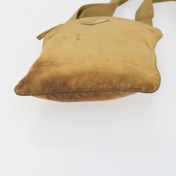 PRADA Shoulder Bag Nylon 3 Set Beige Pink Auth ar13913