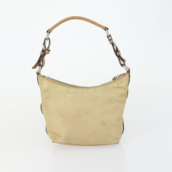 PRADA Shoulder Bag Nylon 3 Set Beige Pink Auth ar13913