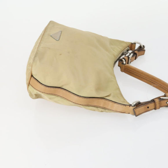 PRADA Shoulder Bag Nylon 3 Set Beige Pink Auth ar13913