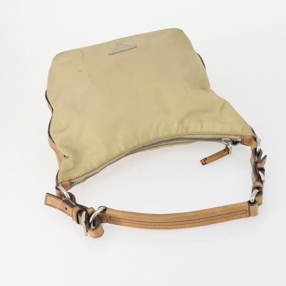 PRADA Shoulder Bag Nylon 3 Set Beige Pink Auth ar13913