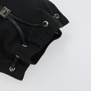 GUCCI Pouch Hand Bag Nylon Enamel 3 Set Black Brown Auth ar13915-12