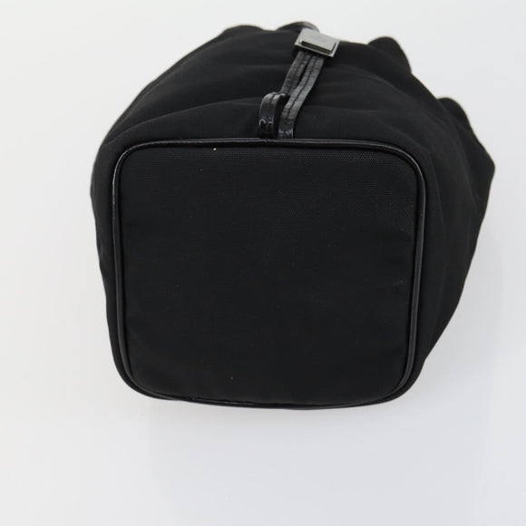 GUCCI Pouch Hand Bag Nylon Enamel 3 Set Black Brown Auth ar13915