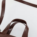 GUCCI Pouch Hand Bag Nylon Enamel 3 Set Black Brown Auth ar13915-19