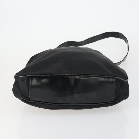 GUCCI Pouch Hand Bag Nylon Enamel 3 Set Black Brown Auth ar13915
