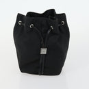 GUCCI Pouch Hand Bag Nylon Enamel 3 Set Black Brown Auth ar13915-9