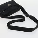 PRADA Shoulder Bag Nylon Enamel 2 Set Black Auth ar13916-13