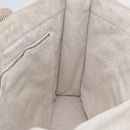 HERMES New Fourre Tout MM Hand Bag Canvas Beige Auth ar13917-16