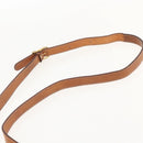 CELINE Macadam Canvas Shoulder Bag PVC Leather Brown Gold Auth ar13920-8