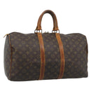 LOUIS VUITTON Monogram Keepall 45 Boston Bag M41428 LV Auth ar13921-1
