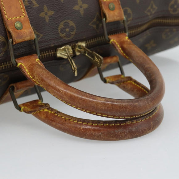 LOUIS VUITTON Monogram Keepall 45 Boston Bag M41428 LV Auth ar13921