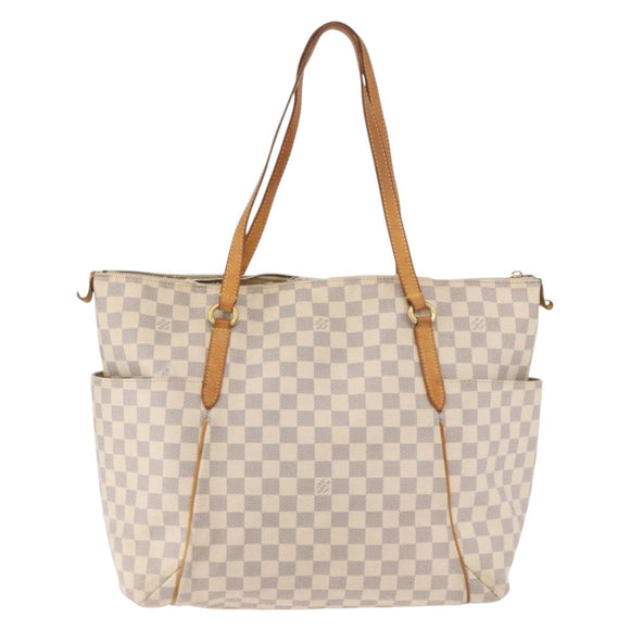 LOUIS VUITTON Damier Azur Totally GM Tote Bag N51263 LV Auth ar13924