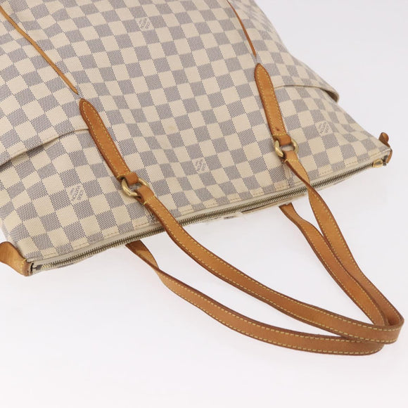 LOUIS VUITTON Damier Azur Totally GM Tote Bag N51263 LV Auth ar13924