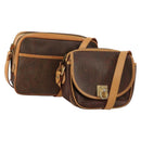 ETRO Shoulder Bag PVC Leather 2 Set Bordeaux Auth ar13930-1
