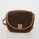 ETRO Shoulder Bag PVC Leather 2 Set Bordeaux Auth ar13930-10