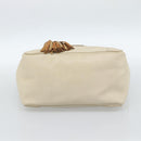 Chloe Tote Bag Leather Ivory Gold Auth ar13933-5