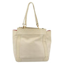 Chloe Tote Bag Leather Ivory Gold Auth ar13933-2