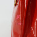 LOUIS VUITTON Monogram Vernis Reade PM Hand Bag Red Rouge M91088 LV Auth ar13936-5