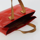LOUIS VUITTON Monogram Vernis Reade PM Hand Bag Red Rouge M91088 LV Auth ar13936-8