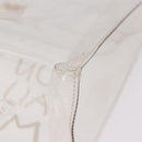 HERMES Vinyl Kelly Hand Bag Vinyl Clear Gold Auth ar13937-16