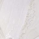 HERMES Vinyl Kelly Hand Bag Vinyl Clear Gold Auth ar13937-11