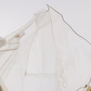HERMES Vinyl Kelly Hand Bag Vinyl Clear Gold Auth ar13937-18