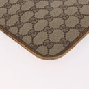 GUCCI GG Supreme Web Sherry Line Clutch Bag PVC Beige 89 02 060 Auth ar13939-14