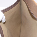 GUCCI GG Supreme Web Sherry Line Clutch Bag PVC Beige 89 02 060 Auth ar13939-18