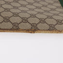 GUCCI GG Supreme Web Sherry Line Clutch Bag PVC Beige 89 02 060 Auth ar13939-4