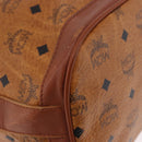 MCM Vicetos Logogram Purse Shoulder Bag PVC Leather Brown Gold Auth ar13940-9