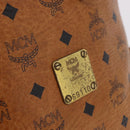 MCM Vicetos Logogram Purse Shoulder Bag PVC Leather Brown Gold Auth ar13940-12