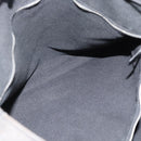 HERMES Troca Vertical Tote Bag Cotton Black Silver Auth ar13941-18