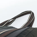 HERMES Troca Vertical Tote Bag Cotton Black Silver Auth ar13941-8