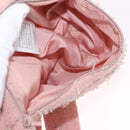 CHANEL Shoulder Bag Tweed Pink Silver CC Auth ar13942A-12